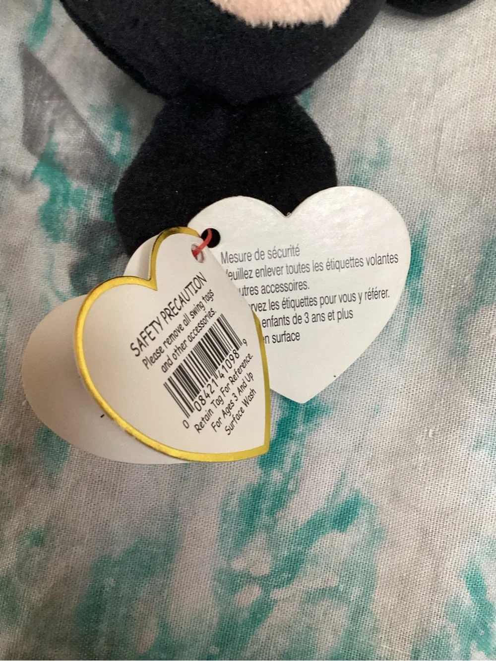 Disney Sparkle Mickey Mouse Beanie Babies Collection - Black, Red & Gold Glitter